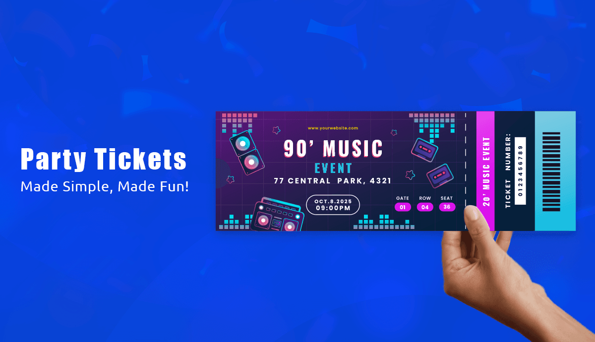How to make party tickets (1)