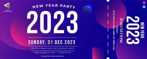 New Year Party Ticket