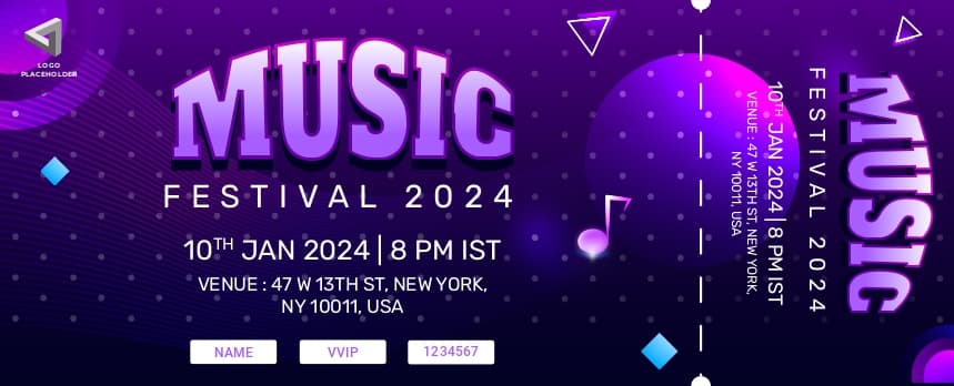 Music Festival Ticket