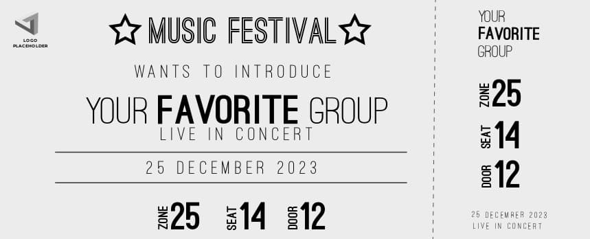Music Festival Ticket