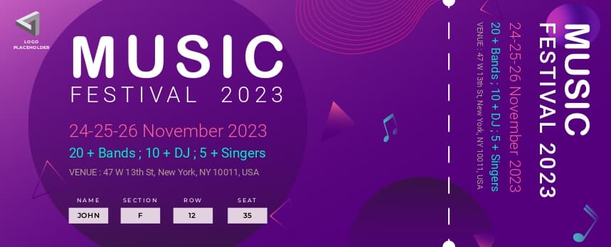 Music Festival Ticket
