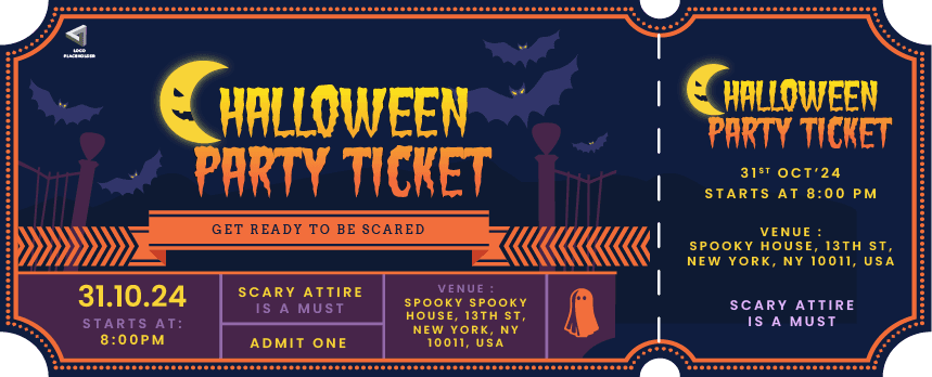 Halloween Party Night Ticket