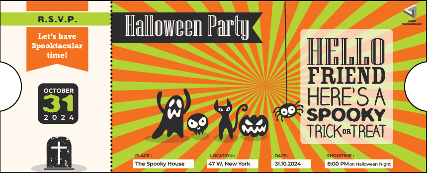Halloween Party Ticket