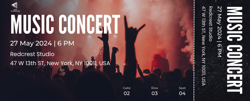 Music Concert Ticket