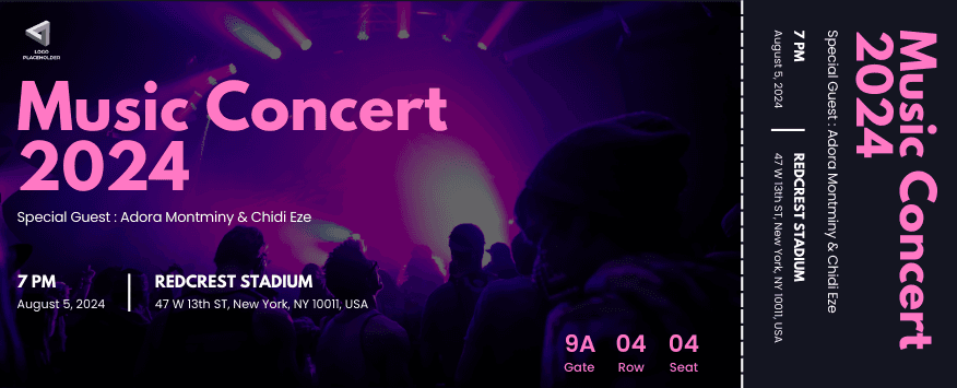 VIP Concert Ticket