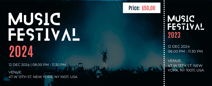 Concert Ticket: Music Festival