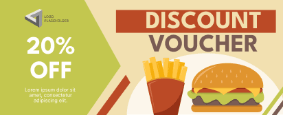 Food Discount Voucher Ticket