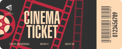 Colorful  Movie Ticket