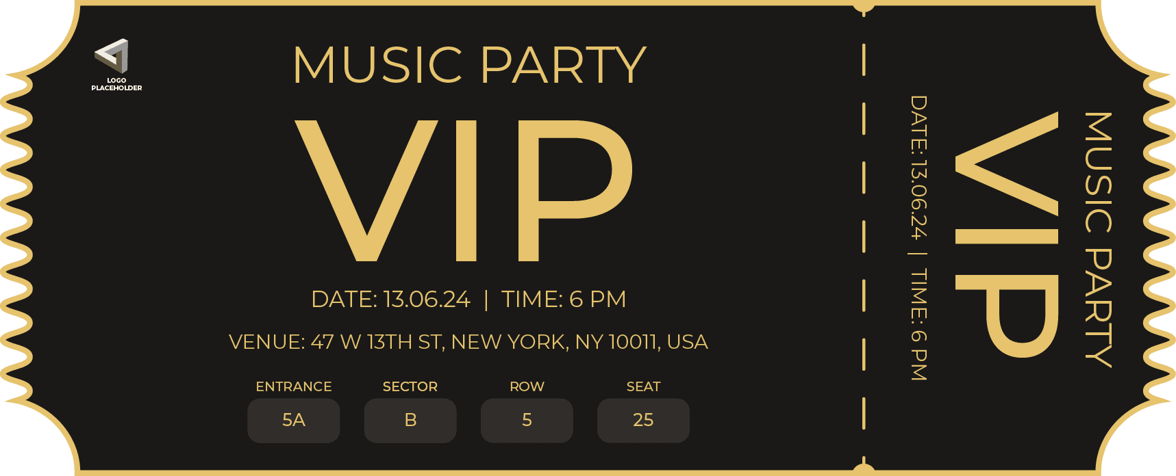 VIP Music Party Ticket