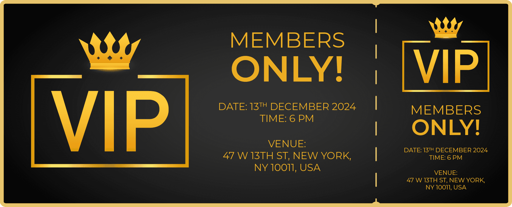 VIP Night Party Ticket