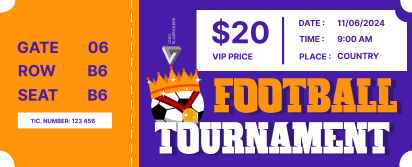 Football Tournament Ticket