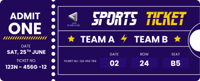 Tearable Sports Ticket