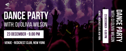 Dance Party Ticket