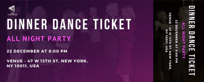 Dinner & Dance Party Ticket