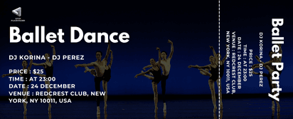 Ballet Dance Ticket