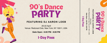 90's Dance Party Ticket