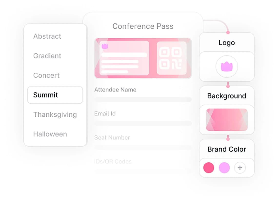 Design every pass to carry your brand