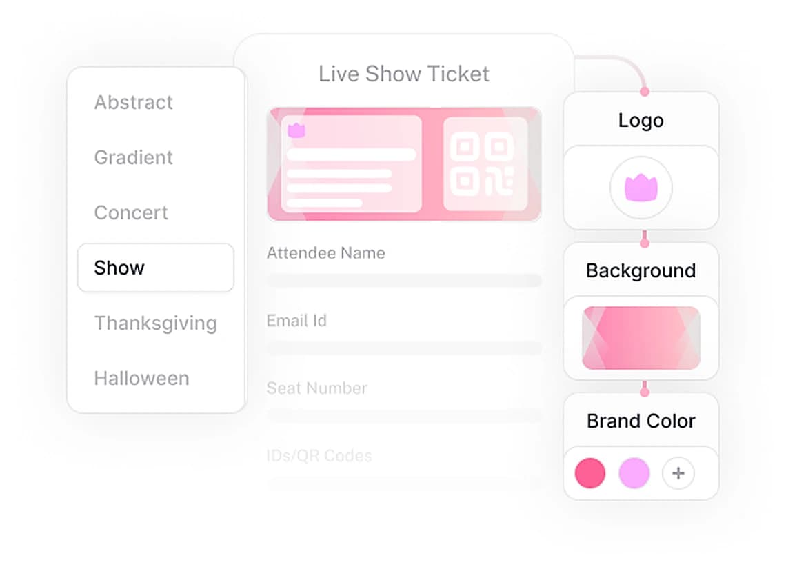 Design every ticket to represent your show